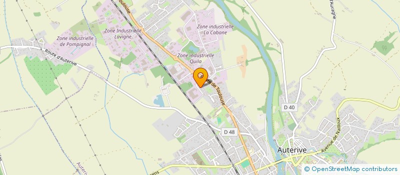 localisation de l'entreprise SCI ARUS  AUTERIVE