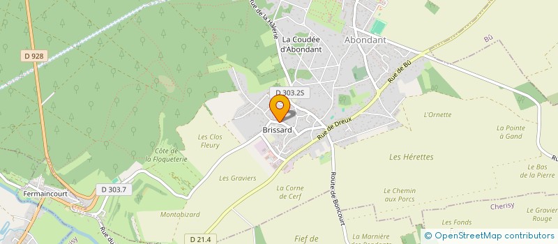 localisation de l'entreprise SCI ARVACAM à ABONDANT
