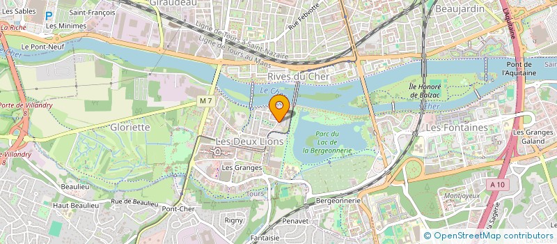 localisation de l'entreprise SCI ARVAL 37  TOURS