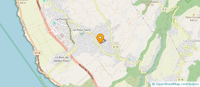 localisation de l'entreprise SCI ARVALULO 974 à SAINT-LEU