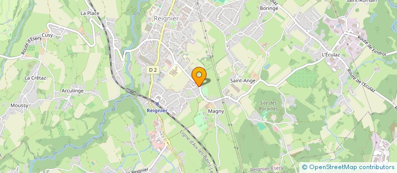 localisation de l'entreprise SCI ARVE GIFFRE à REIGNIER-ESERY