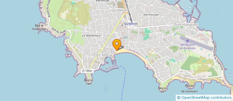 localisation de l'entreprise SCI ARVERNES 3 à QUIBERON