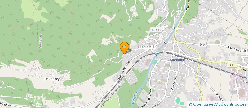 localisation de l'entreprise SCI ARVETS  MARIGNIER