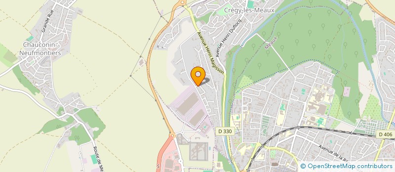 localisation de l'entreprise SCI ARVEZ  CREGY-LES-MEAUX