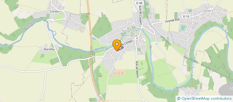 localisation de l'entreprise SCI ARVF  SOIGNOLLES-EN-BRIE