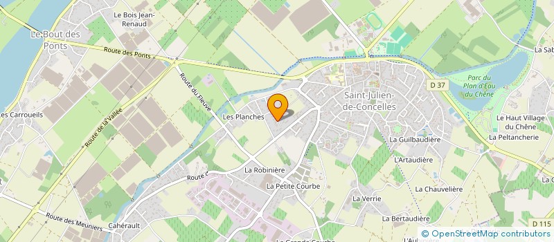 localisation de l'entreprise SCI ARVIC  SAINT-JULIEN-DE-CONCELLES