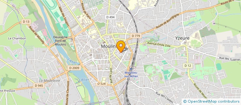 localisation de l'entreprise SCI ARVIJU à MOULINS