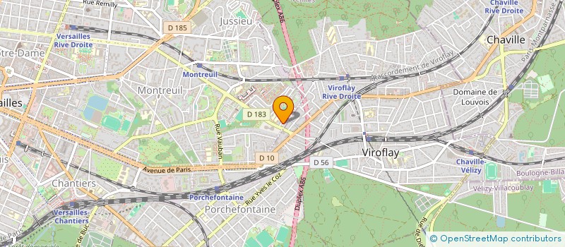 localisation de l'entreprise SCI ARVILO à VERSAILLES