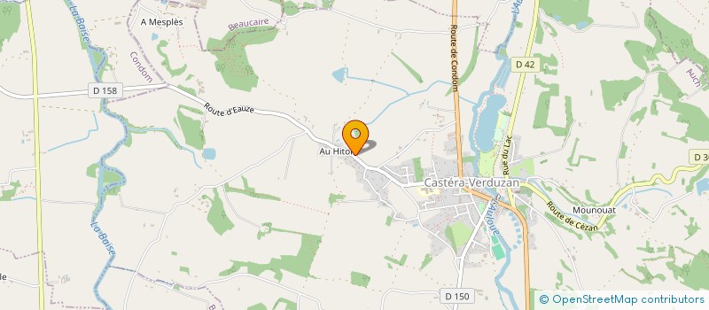 localisation de l'entreprise SCI ARVIMADI  CASTERA-VERDUZAN