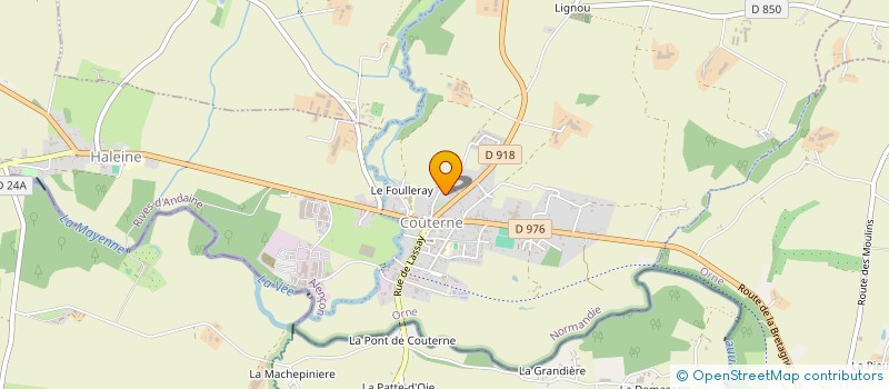 localisation de l'entreprise SCI ARVINA à LA FERTE MACE