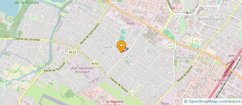localisation de l'entreprise SCI ARVITHOM à TOULOUSE