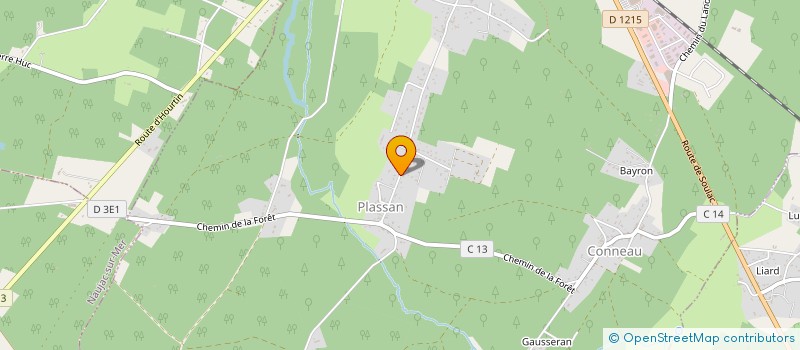 localisation de l'entreprise SCI ARVOR  LESPARRE-MEDOC