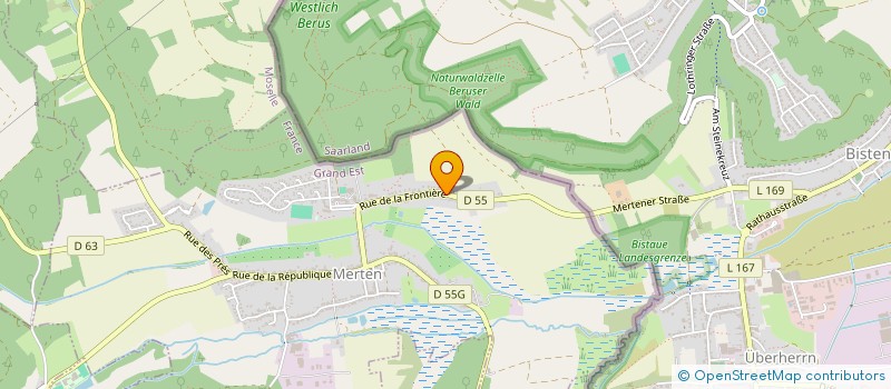 localisation de l'entreprise SCI ARWENN  MERTEN