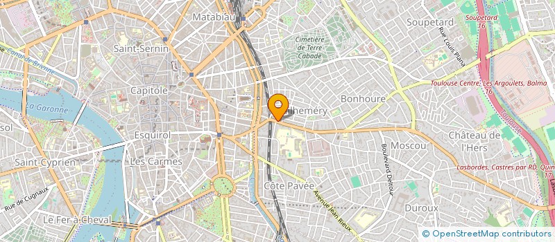 localisation de l'entreprise SCI ARYA à TOULOUSE