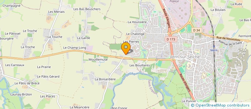 localisation de l'entreprise SCI ARYA  VERN-SUR-SEICHE