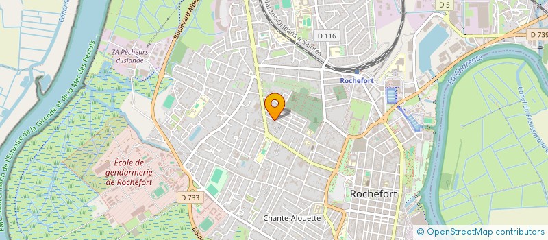 localisation de l'entreprise SCI ARYA  ROCHEFORT