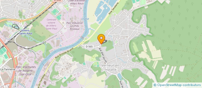 localisation de l'entreprise SCI ARYA  VERNEUIL-EN-HALATTE