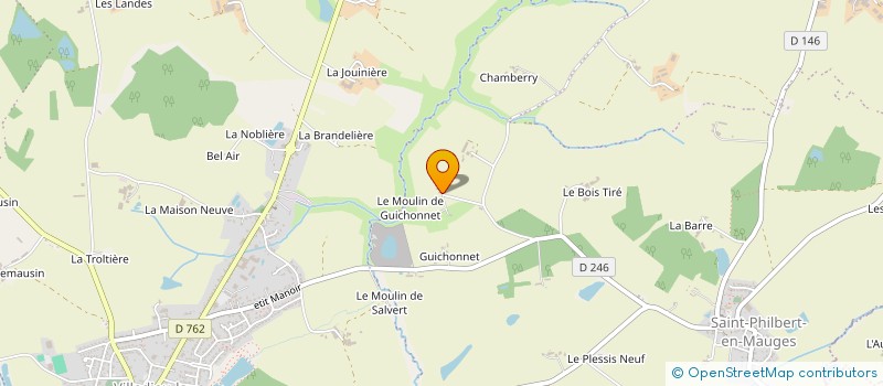 localisation de l'entreprise SCI ARYMMO  BEAUPREAU-EN-MAUGES