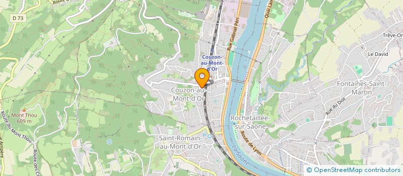 localisation de l'entreprise SCI ARYODE  COUZON-AU-MONT-D'OR