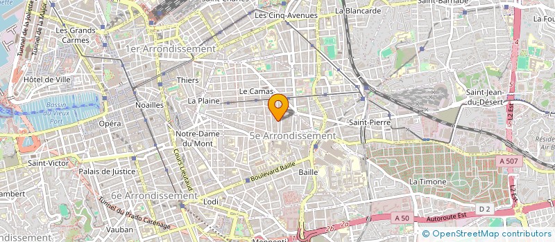 localisation de l'entreprise SCI ARYSTAL IMMO  MARSEILLE
