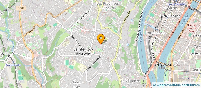 localisation de l'entreprise SCI ARYT FERNEY  SAINTE-FOY-LES-LYON