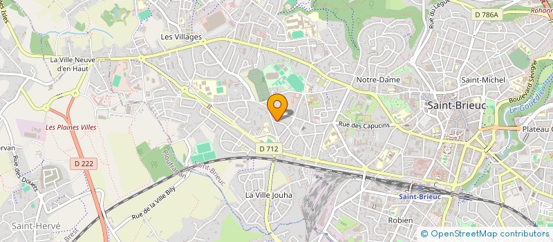 localisation de l'entreprise SCI ARZA  SAINT-BRIEUC