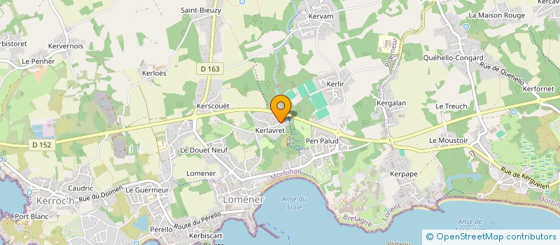 localisation de l'entreprise SCI ARZHBRO à PLOEMEUR