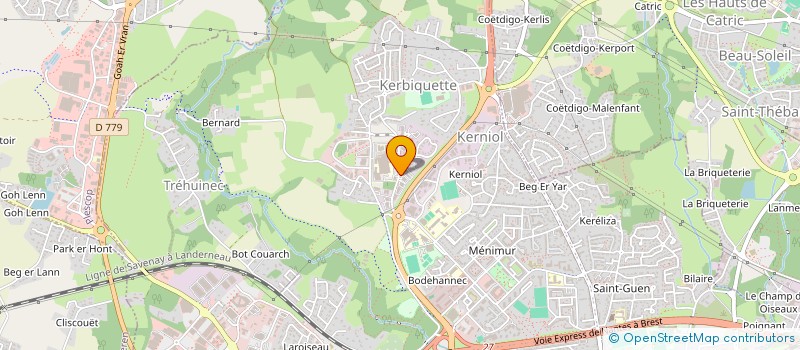localisation de l'entreprise SCI ARZHUR à VANNES