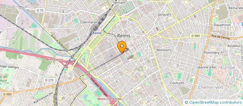 localisation de l'entreprise SCI ARZILLIERES  REIMS