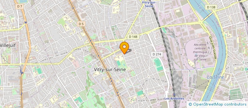 localisation de l'entreprise SCI AS  VITRY-SUR-SEINE