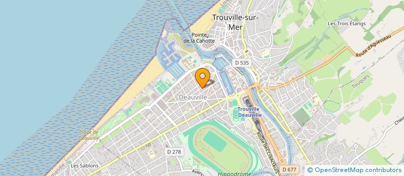 localisation de l'entreprise SCI AS à DEAUVILLE