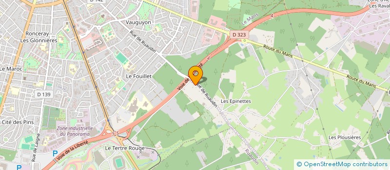 localisation de l'entreprise SCI AS  LE MANS