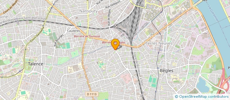 localisation de l'entreprise SCI AS à BEGLES