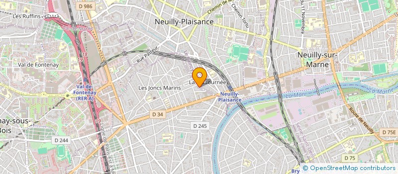 localisation de l'entreprise SCI AS  LE PERREUX-SUR-MARNE