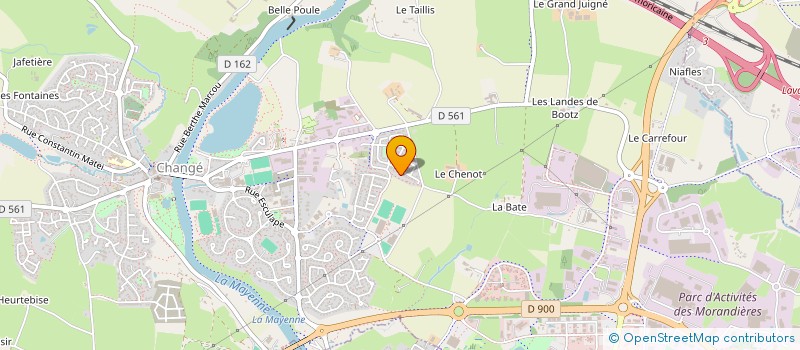 localisation de l'entreprise SCI AS  CHANGE