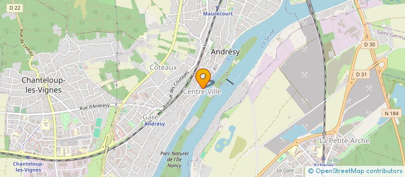 localisation de l'entreprise SCI AS  ANDRESY