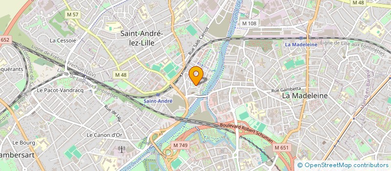 localisation de l'entreprise SCI AS  SAINT-ANDRE-LEZ-LILLE