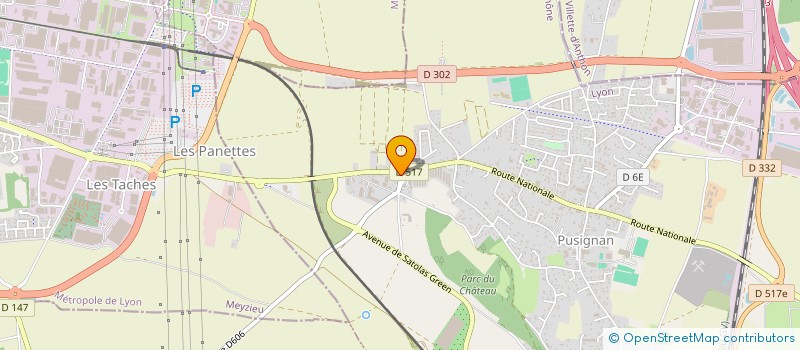 localisation de l'entreprise SCI AS  PUSIGNAN