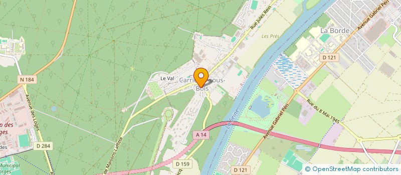 localisation de l'entreprise SCI AS  LE MESNIL-LE-ROI