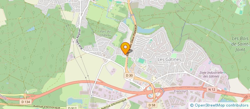 localisation de l'entreprise SCI AS  PLAISIR