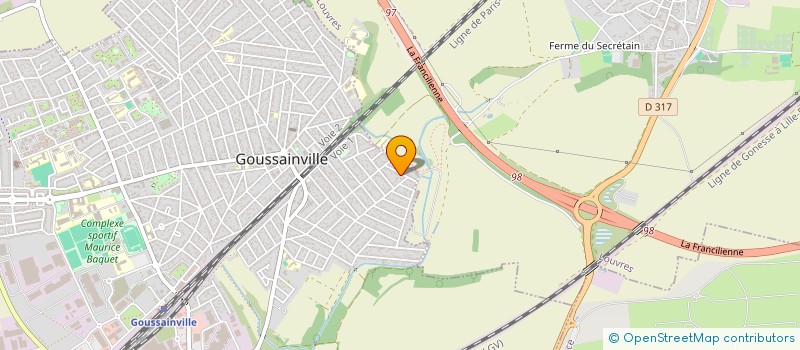 localisation de l'entreprise SCI AS à GOUSSAINVILLE