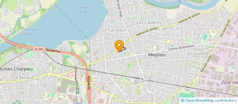 localisation de l'entreprise SCI AS DE COEUR  PUSIGNAN