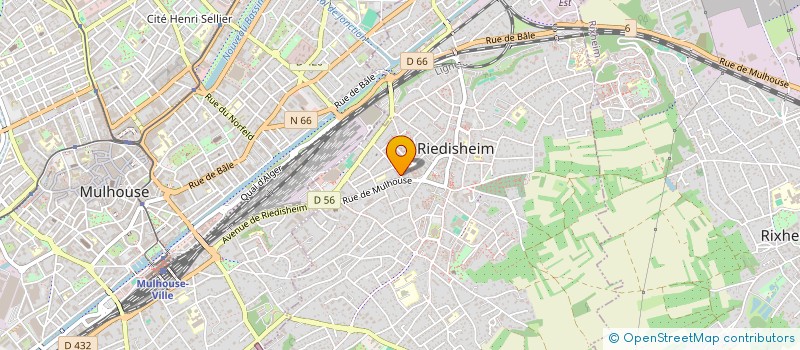 localisation de l'entreprise SCI AS DE TREFLE  RIEDISHEIM