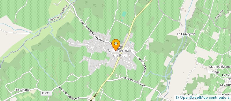localisation de l'entreprise SCI AS-DS  SAINT-GERMAIN-DU-PUCH