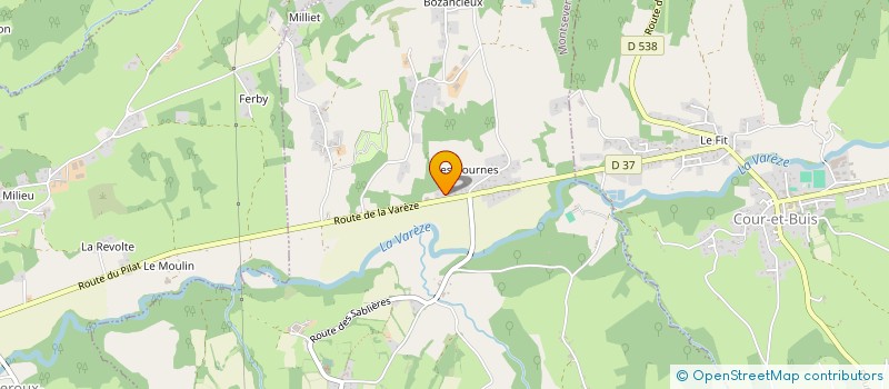 localisation de l'entreprise SCI AS & FILS  MONTSEVEROUX