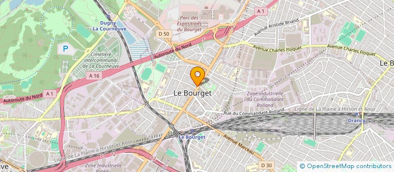 localisation de l'entreprise SCI AS FRANCE à LE BOURGET