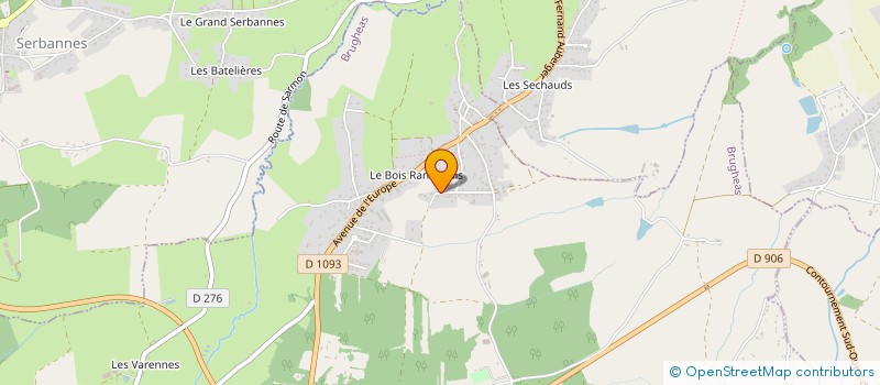 localisation de l'entreprise SCI AS IMMO  BRUGHEAS