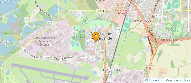 localisation de l'entreprise SCI AS IMMO  SAINT-JACQUES-DE-LA-LANDE