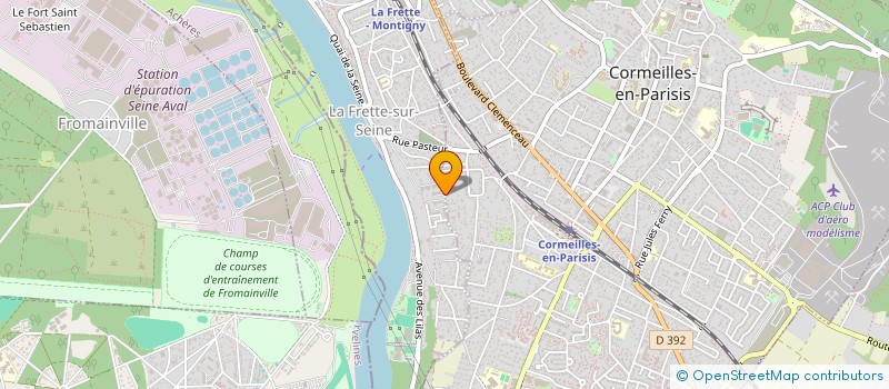 localisation de l'entreprise SCI AS IMMO LOC  LA FRETTE-SUR-SEINE