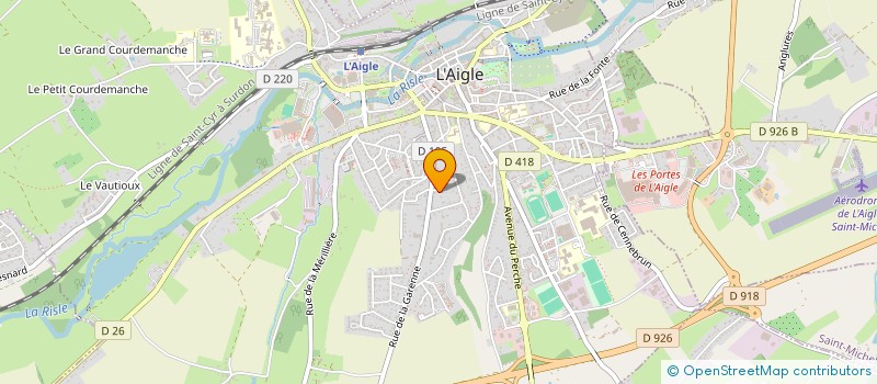 localisation de l'entreprise SCI AS PIERRES à L'AIGLE